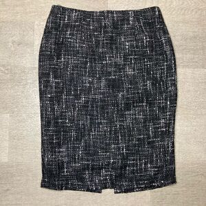 Spiegel, High Waisted Classic Tweed Weave Straight Pencil Skirt Women’s Size 4